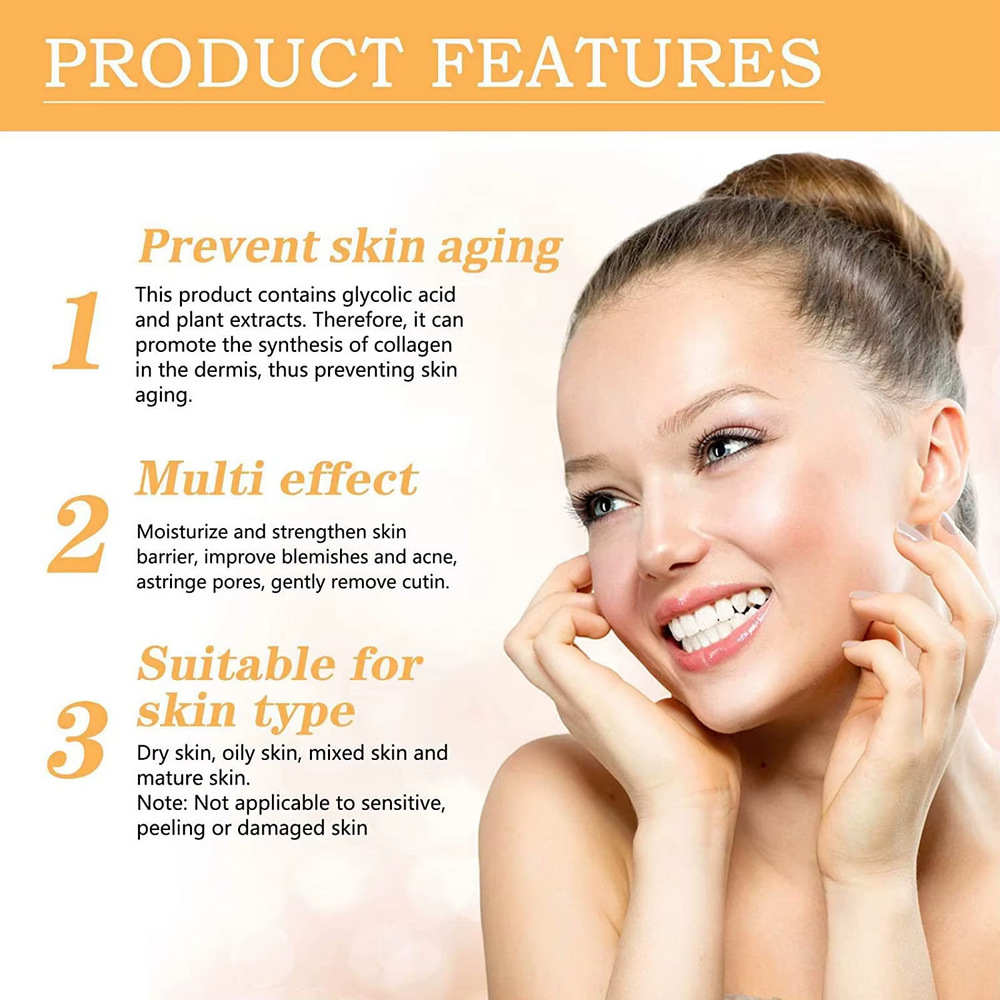 7% glycolic acid toning solution product features