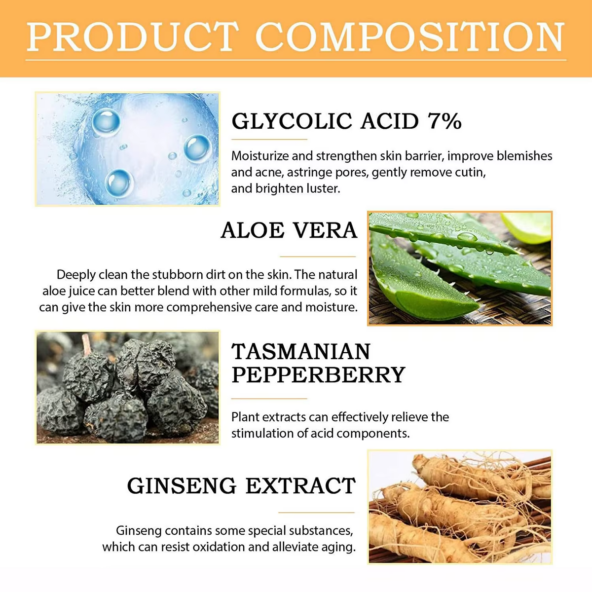 7% Glycolic Acid Toning Solution - 100 mL texture and application